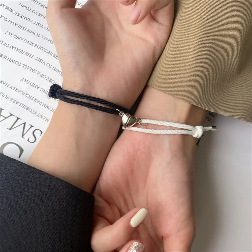 Simple Cotton Rope Couple Bracelet Set